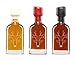 Award Winning Escuminac Canadian Maple Syrup - Gift Bundle - Valentines Day - Grade A - Extra Rare, Great Harvest and Late Harvest - Pure Organic Unblended Single Forest - 3 X 1.7 fl oz (50 ml)