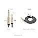 UGREEN 1/8 to 1/4 Stereo Cable 3.5mm TRS to 6.35mm Audio Cable Guitar to Aux Male Cord with Zinc Alloy Housing and Nylon Braid for Guitar, Laptop, Home Theater Devices, Speaker and Amplifiers 10FT