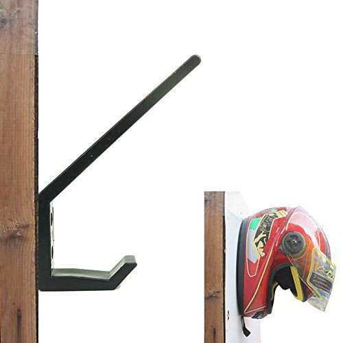 Motorcycle Helmet Holder, Jacket Hanger, Motorbike Wall Mount Display Rack Hoook,Wall Mounted Equestrian Helmet Rack,plastic,with mounting screws(Helmet Does not include)