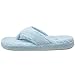 ACORN Women's New Spa Thong Slipper Powder Blue,Large 8-9 M US