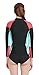 Lemorecn Women's 1.5mm Wetsuits Jacket Long Sleeve Neoprene Wetsuits Top (2047-black-10)