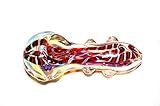 SMKPIP 3.3 Inch Pipe,Handmade Glass Recreational Art Collectable New Style Bub(Red)