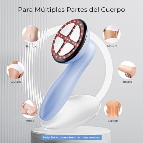 Cellulite Massager, Cellulite Electric Massager for Waist Abdomen Buttocks Arms Legs and Back (Blue)