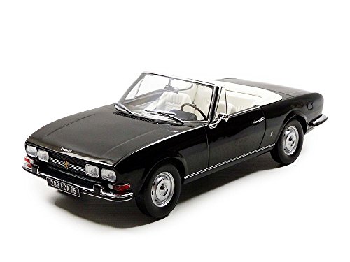 Norev 1/18 Scale Diecast - 184784 Peugeot 504 Cabriolet 1971 Black