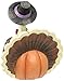 Jim Shore Heartwood Creek Mini Pumpkin Turkey Stone Resin Figurine, 3.5”