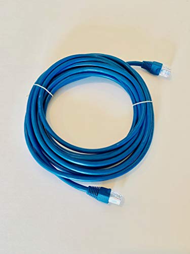 The VoIP Lounge 14 Ft Cat6 RJ45 Blue Ethernet Patch Cable for Network Printer Lexmark HP Ricoh Canon Toshiba
