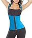Mansy Women's Slimming Neoprene Vest Hot Sweat Shirt Body Shapers for Weight Loss,XX-Large,Blue