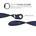 Gear S2 Watch Band, MoKo Soft Silicone Replacement Sport Band for Samsung Gear S2 Smart Watch, NOT FIT S2 Classic (SM-R732 & SM-R735), NOT FIT Gear Fit2, Midnight BLUE