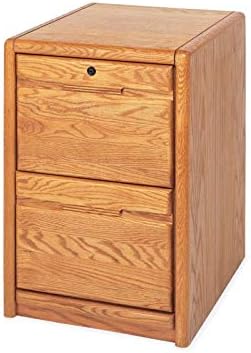 Amazon Com Bowery Hill 2 Drawer File Cabinet In Medium Oak