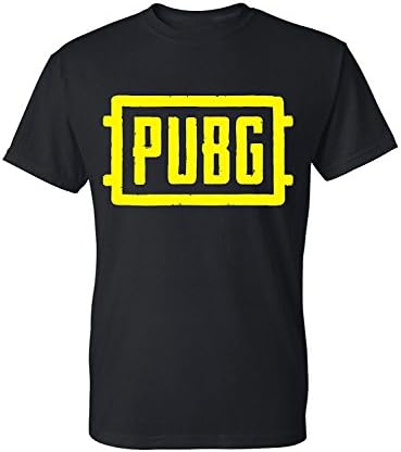 Umokon Men's Black PUBG Basic Unisex T-Shirts