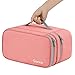 Gonex Travel Underwear Organizer,Large Compartment Bra Travel Organizer Bag Ultralight Bra Packing Cube for Underwear Bras Cosmetics Accessories Coral