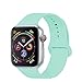 YANCH Compatible with for Apple Watch Band 38mm 40mm, Soft Silicone Sport Band Replacement Wrist Strap Compatible with for iWatch Series 4/3/2/1, Nike+,Sport,Edition,M/L,Size,Mint Green