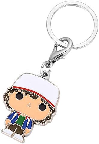 Keychain Keyring Key Chain Stranger Things Dustin Ring