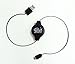 Tera Grand - Retractable USB 2.0 A to Micro USB Cable, Extends 4-Feet for Smartphones/Tablets Samsung HTC Nokia with Micro B Bus Power