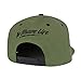 No Shave Life Apparel OG Beard Logo Snapback Army Green