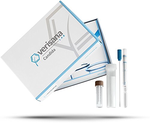 Candida Test | Lab Testing Kit for Diagnosing Candida albicans, Yeast infection, Thrush Candida, Candida spec., Geotrichum candidum | Home Stool Test PLUS Saliva Swab Test | Verisana