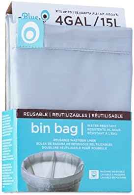 Blue Avocado Grey 4 Gallon Reusable Bin Bag