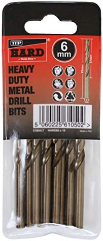 TTP HARD 6mm Drill Bit for Metal | Pack of 10 | 5% Cobalt