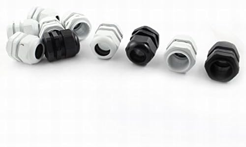 FemiaD 10Pcs Nylon Strain Relief PG25 Glands Connector for 16-21mm Dia Cable