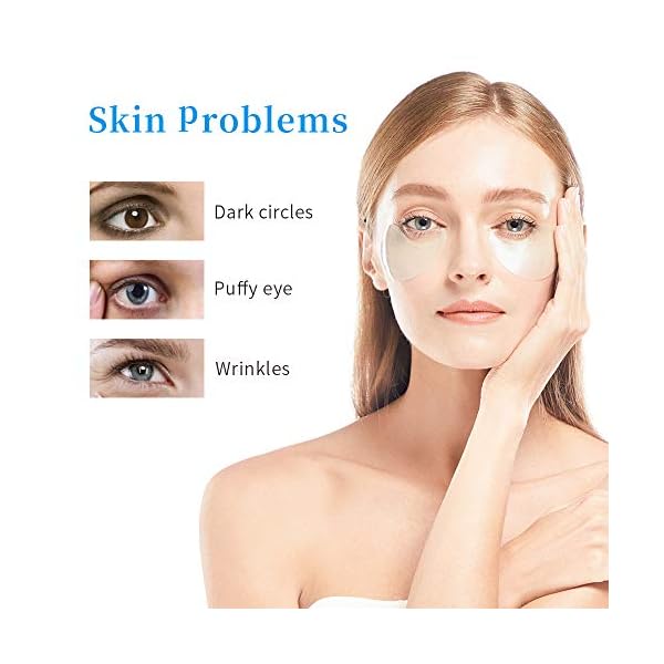 WIS Collagen Under Eye Mask, Under Eye Gel Pads for Puffy Eyes & Dark Circles- Hydrating Anti-Aging, Eye Bags Treatment…