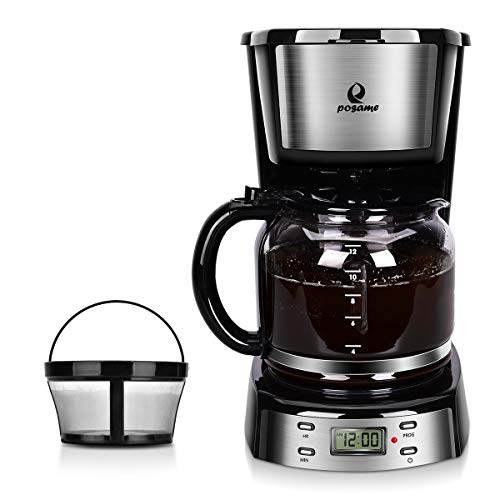 Posame Electric Coffee Makers12 Cup Programmable Smart Drip Coffee