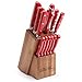 14-Piece ,RED,The Pioneer Woman Cowboy Rustic Cutlery Set,