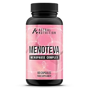 Menoteva Menopause Support Supplement – 1 Month Supply | Stops Hot Flashes & Night Sweats | Helps Improve Mood | 100% Natural Relief Formula