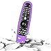 SIKAI Shockproof Silicone Case for LG AN-MR600 / LG AN-MR650 / AN-MR18BA / LG AN-MR19BA Magic Remote Battery Cover Protective Skin Holder Washable Dirt-Proof Anti-Lost with Remote Loop (Purple)