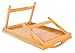BirdRock Home Bamboo Lap Desk Bed Tray | Handles | Foldable Breakfast Serving Tray | Pull Down Legs | Laptop Stand | Natural