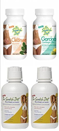 The Swedish Diet 15 Days Fast Acting Meal Replacement and Cleanse &amp; Weight Loss Kit with Garcinia and Colon Cleanser. Easy To Use for Great Results. Made in USA, 2.0 Pound