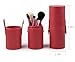 Makeup Brush Set Red Cone- 7 Zoreya Professional Makeup Brushes With Premium Synthetic Fiber And Free Luxury Case Kit