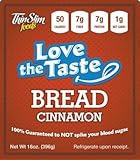 ThinSlim Foods 50 Calorie, 1g Net Carb, Love-The-Taste Low Carb Bread Cinnamon