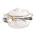 Mud Pie Bake Bean 3 Piece Pot Set,White