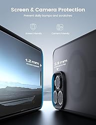 Lamicall Magnetic Case for iPhone 15 Pro Max, for