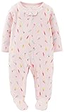 Carters Baby Girls Flamingo Zip Up Sleep & Play