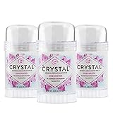 Crystal Body Deodorant Stick - Unscented (4.25 Ounce) - Pack of 3