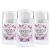 Crystal Body Deodorant Stick - Unscented (4.25 Ounce) - Pack of 3