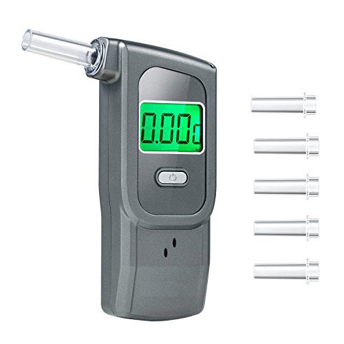 Professional Digital Alcohol Tester with 5 Mouthpieces for Personal Use - Thumbnail 7