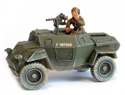 Humber Scout Car Armoured Car With Brigadier - Bolt Action