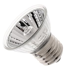 2 Pz 75W Lampada di Basking del Calore Lampade Riscaldante Alogena UVA UVB per Rettilari Animali Domestici Marca: perfk 2 Pz 75W Lampada di Basking del Calore Lampade Riscaldante Alogena UVA UVB per Rettilari Animali Domestici