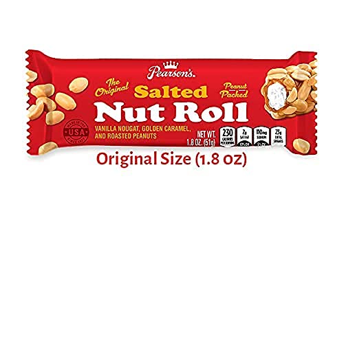Pearson's Original Salted Nut Roll Loaded With Crunchy Roasted