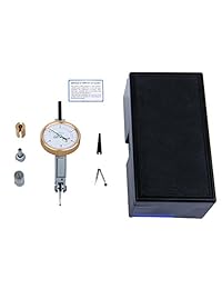 Exclusive 1 1 5" Dial Indicador de prueba, 0.0005" intervalo de graduación, 0.060" Rango máximo rango de medición, diámetro 1.5", .060 ", .0005" Graduación, de aleación de cobre, color blanco