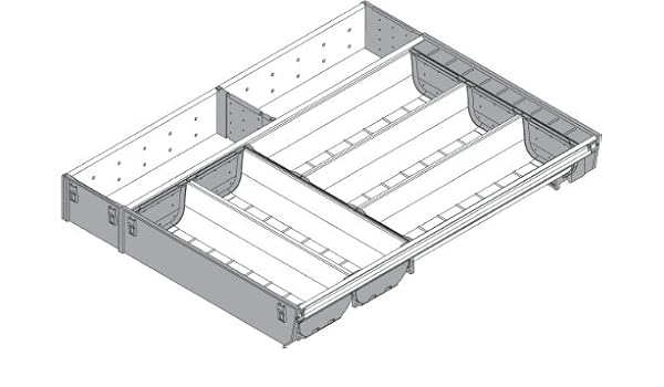 Blum Orga Line For Tandembox 20 7 Compartment Compartment Cutlery