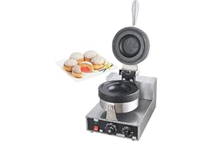 Kolice Commercial Gelato Panini Press Machine, Donut Ice Cream Dessert Italy Ice Cream Sandwich Press Machine, Commercial Krapfen Warmer, Gelato Panini Press