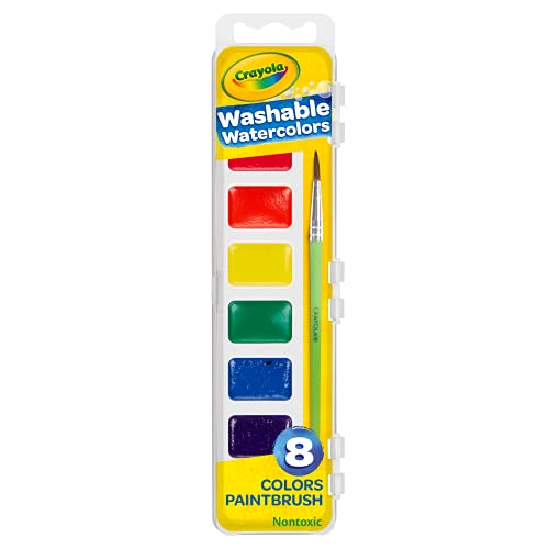 Crayola Washable Watercolors, Kids Paint Set, 8ct Pricepulse