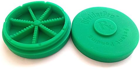 Divider Pro 3" Round Medical Grade 7 Space Silicone Container (Green)