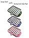 EUICAE Soap Dish Bar Soap Holder Soap Dishes Tray Saver Case Box for Shower Bathroom Kitchen Dish Drainer Drying Rack Pack of 3 + 3 Slip Resistant Anti-Slip Pads