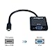 gofanco Active Micro HDMI to VGA Converter (Black) with Micro USB Power Cable for Micro HDMI enabled Ultrabooks, tablets, smartphones, cameras and camcorders to connect to VGA displays (MicroHDVGA)