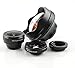 PAIAIP Upgraded HD Camera Lens Photography 4 in 1 Kit with Fisheye Lens + 2X Telephoto + 4K Ultra Wide angle Lens + Macro for iphone SE/8/7/6s /Samsung S7 Edge/Huawei/Sony and more single camera phone