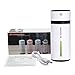 Rioway Humidifier, 240ml Cool Mist Aroma Ultrasonic Humidifiers Portable for Babies Bedroom Home Office Travel, Air Aromatherapy Car Diffuser With 7 Color LED Light, Whisper Quiet, USB Powered (Black)